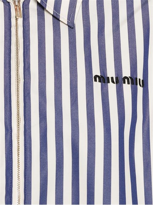 Striped poplin shirt MIU MIU | MK1905S-OOO16FCF0C56